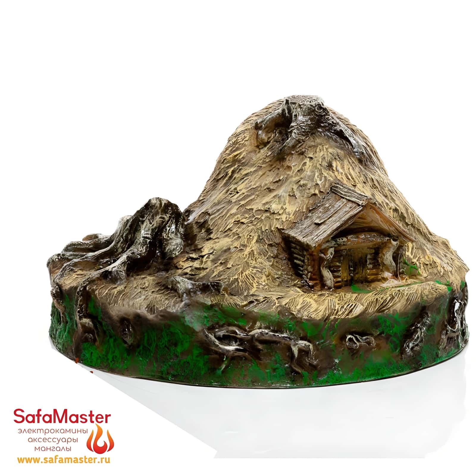 Декоративная крышка на люк, для септика, колодца Лесная изба 008316 