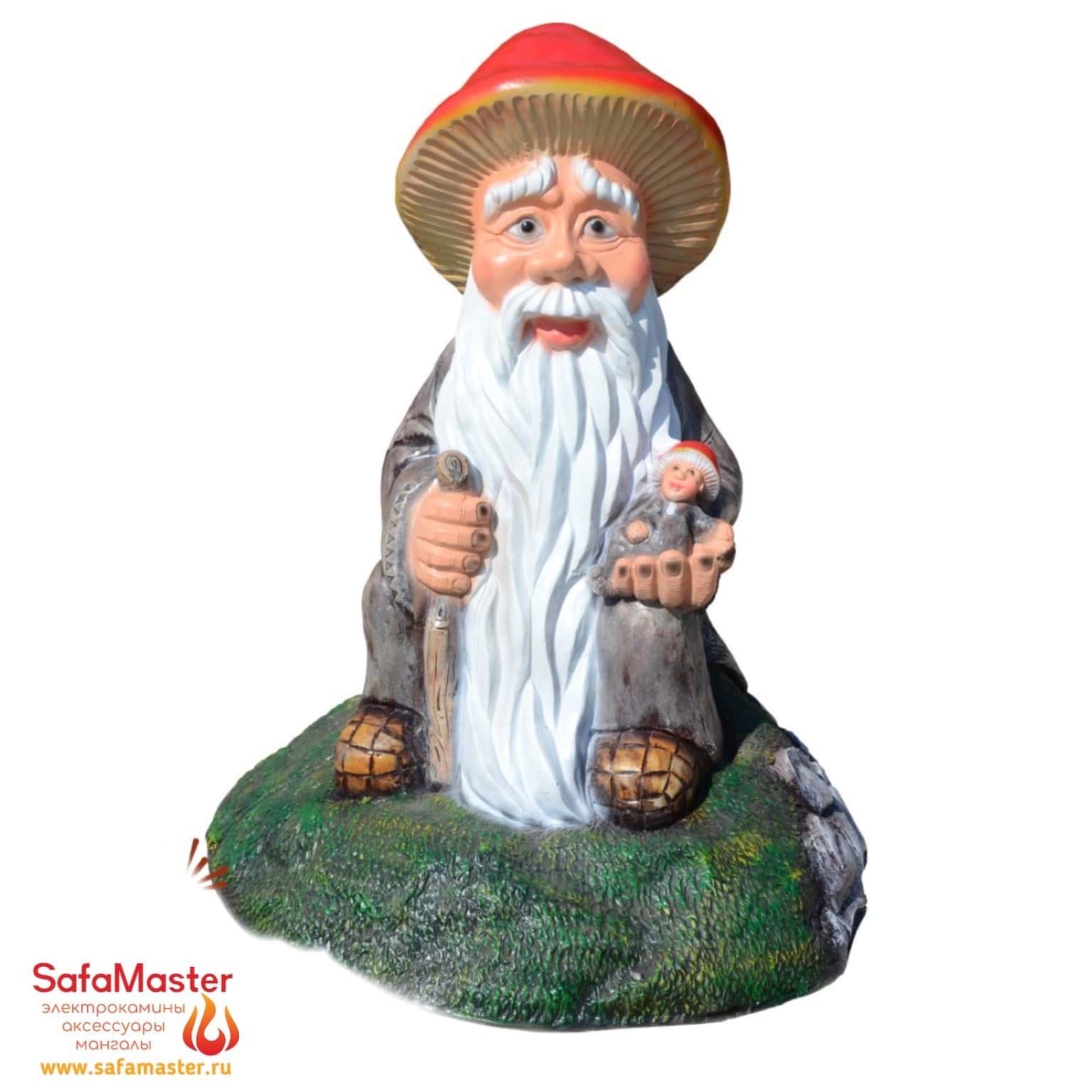 Крышка для септика, люка декоративная пластиковая Гриб-боровик 007437