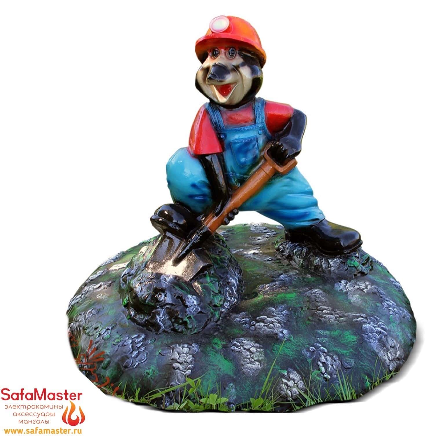 Крышка для люка и септика Крот с лопатой 007801