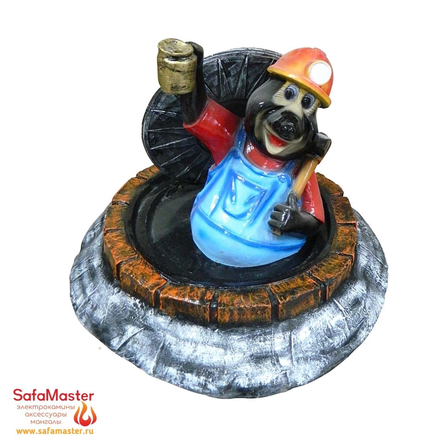 Крышка для люка и септика Крот с фонариком 0076600