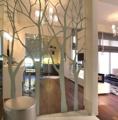 Перегородка для зонирования пространства(комнаты) лофт L0193