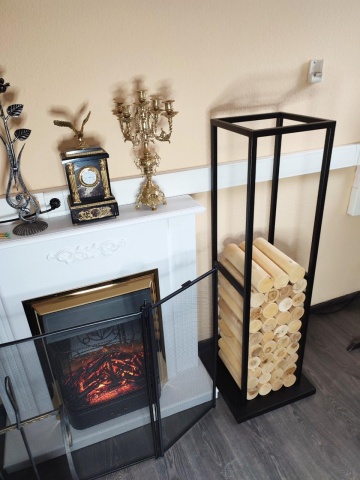 стеллаж для дров из металла