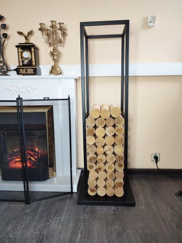 стеллаж для дров из металла