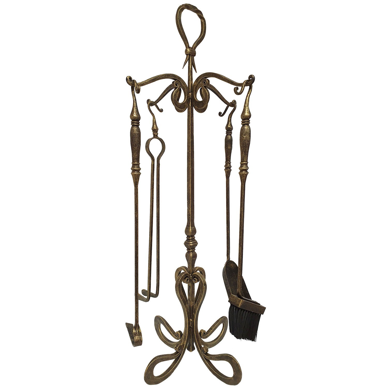 Набор для камина кованый из 4 предметов SafaMaster KN930AGK