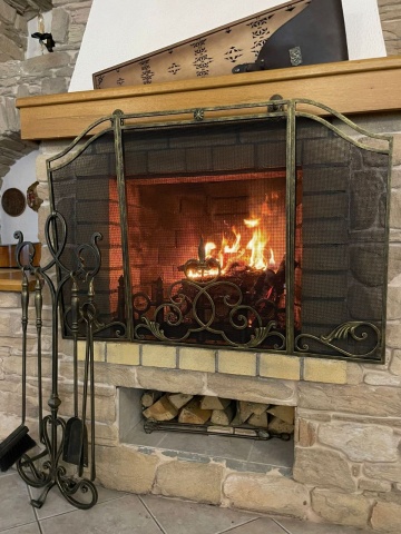 Набор для камина кованый из 4 предметов 