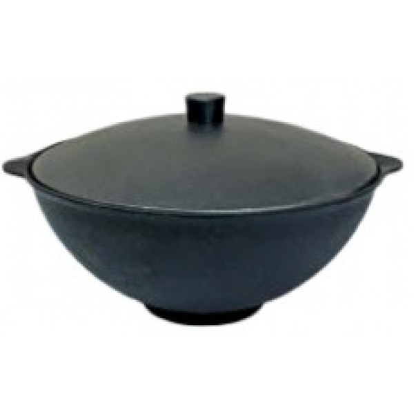 Казан чугунный с крышкой 4 л