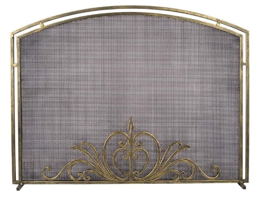 Экран декоративный для камина защитный 6758 ковка