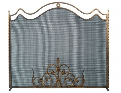 Экран декоративный защитный для камина кованый SafaMaster 6376