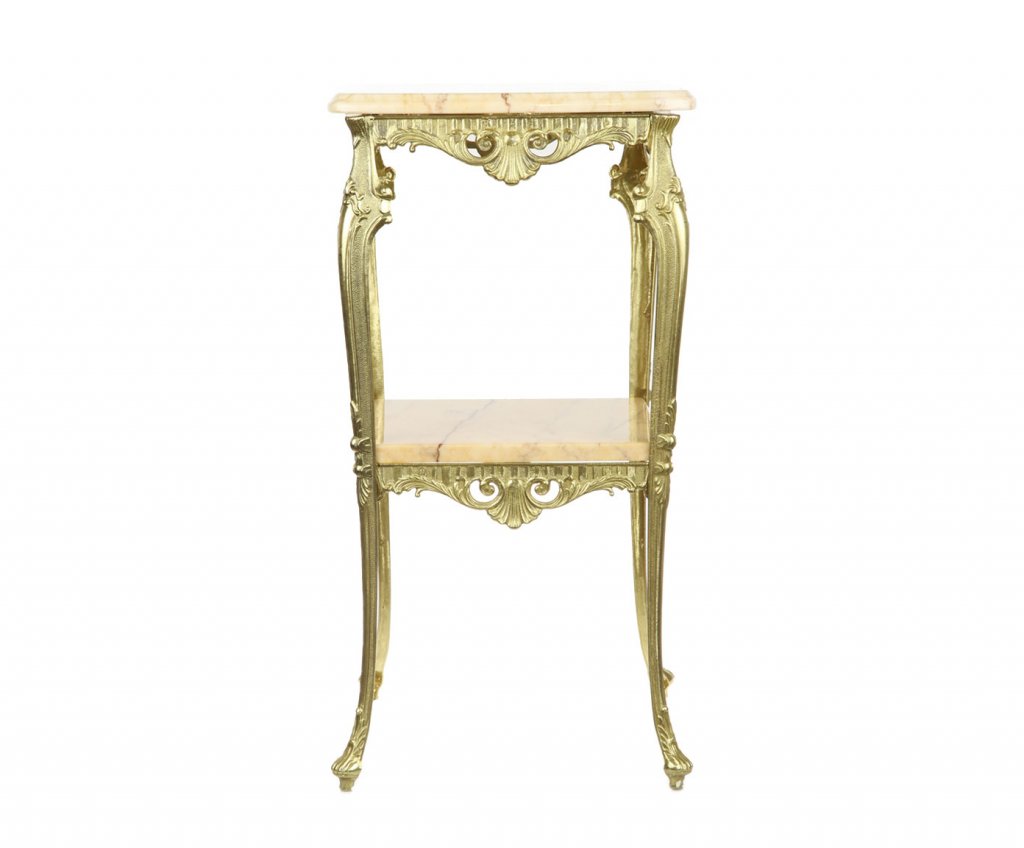 Столик мрамор латунь 801