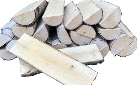 Дрова березовые камерной сушки. Половинки с молодой корой (20 штук) 