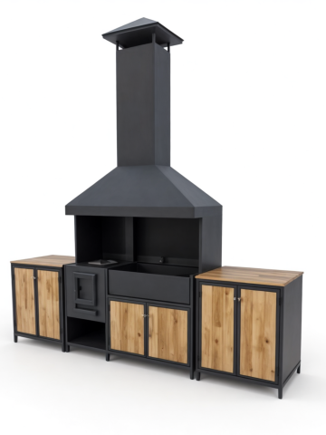 Мангальная зона премиум класса лофт