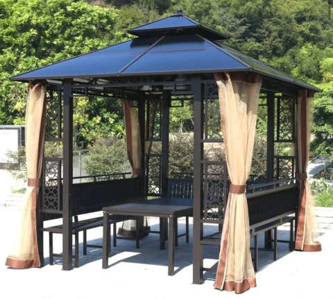 Беседки для дачи из металла