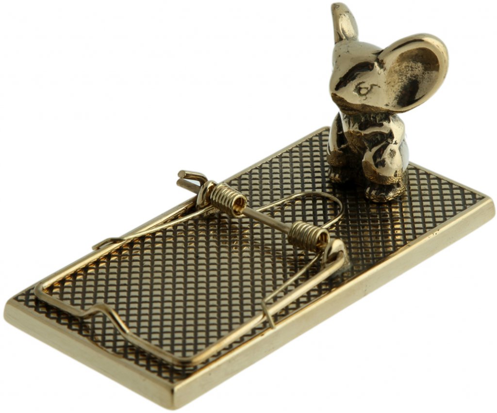 Пресс-папье "Мышка" 01118