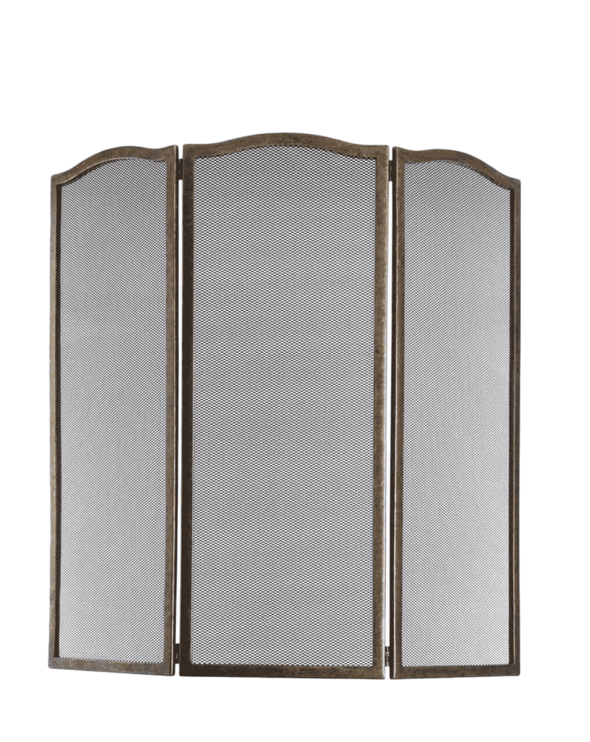 Защитный  экран для камина на 3 секции 1.064А, Италия, латунь