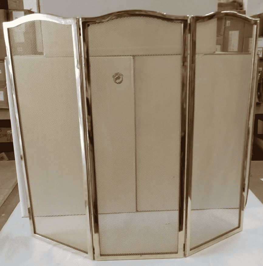 Защитный экран для камина  на 4 секции 1.064, Италия, латунь