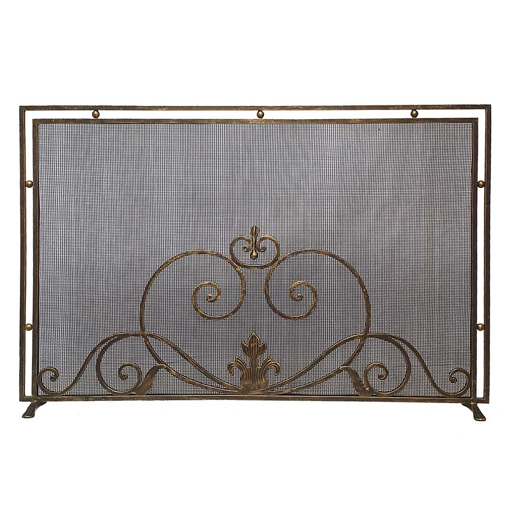 Экран декоративный защитный для камина SafaMaster S615 ковка