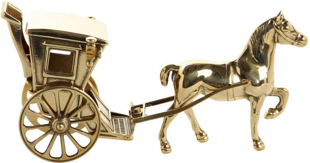 Лошадь с каретой 00548