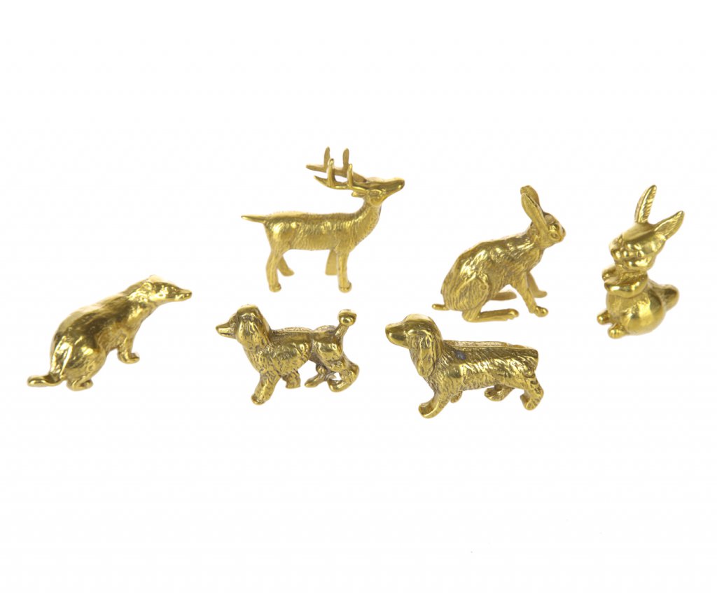 6 животных 11.7582 (собака, кролик, заяц, олень, барсук, овечка)