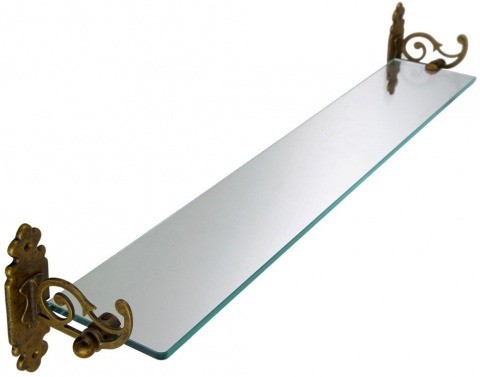 Полка для ванной комнаты стеклянная 131685