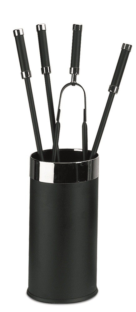 Каминный набор аксессуаров 4 предмета из металла 50.508C, Италия(сталь)