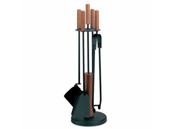 Каминный набор черный из 4 аксессуаров 50.541L, Италия