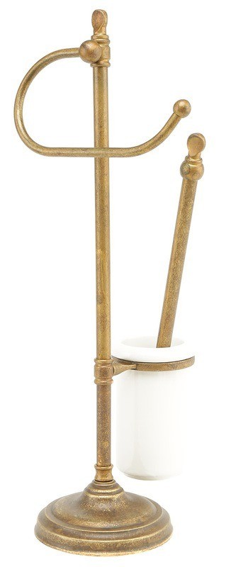 Аксессуар для ванной: щеткодержатель с держателем для бумаги 131652