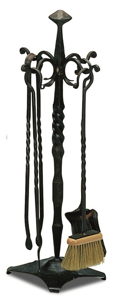 Набор для камина кованый из 4 кованых предметов K139