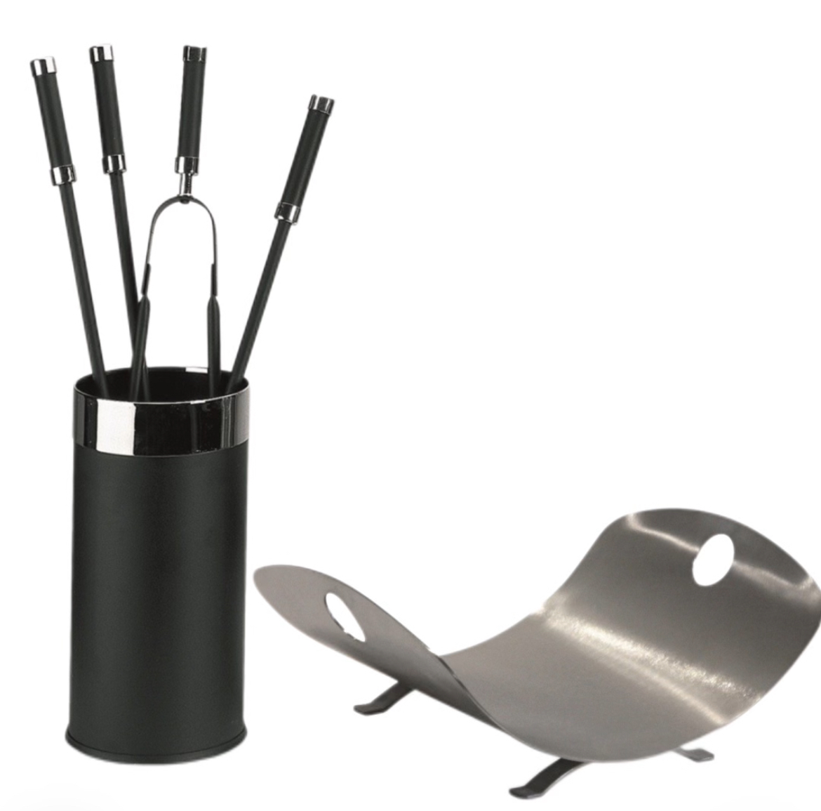 Набор аксессуаров для камина с дровницей (50.508C/90.106)