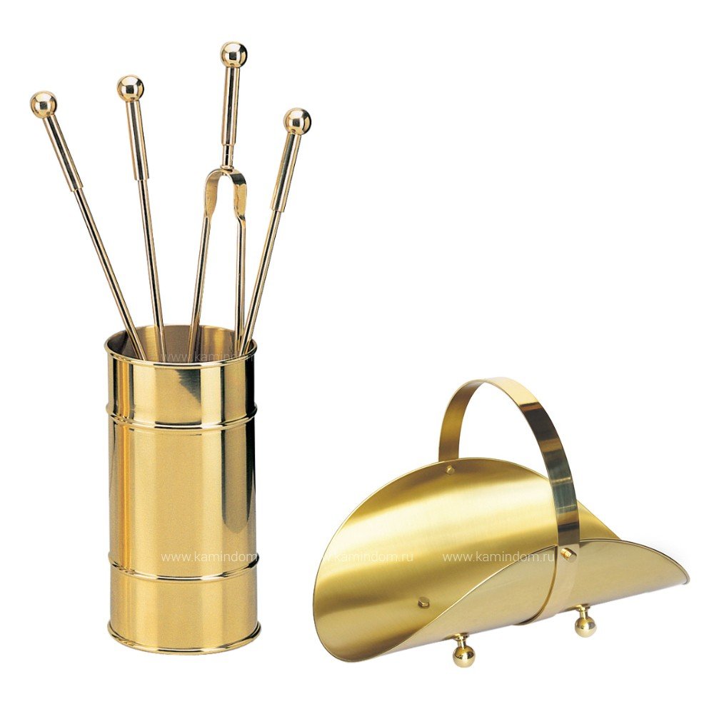 Набор аксессуаров для камина с дровницей (10.062/10.049/1), Италия