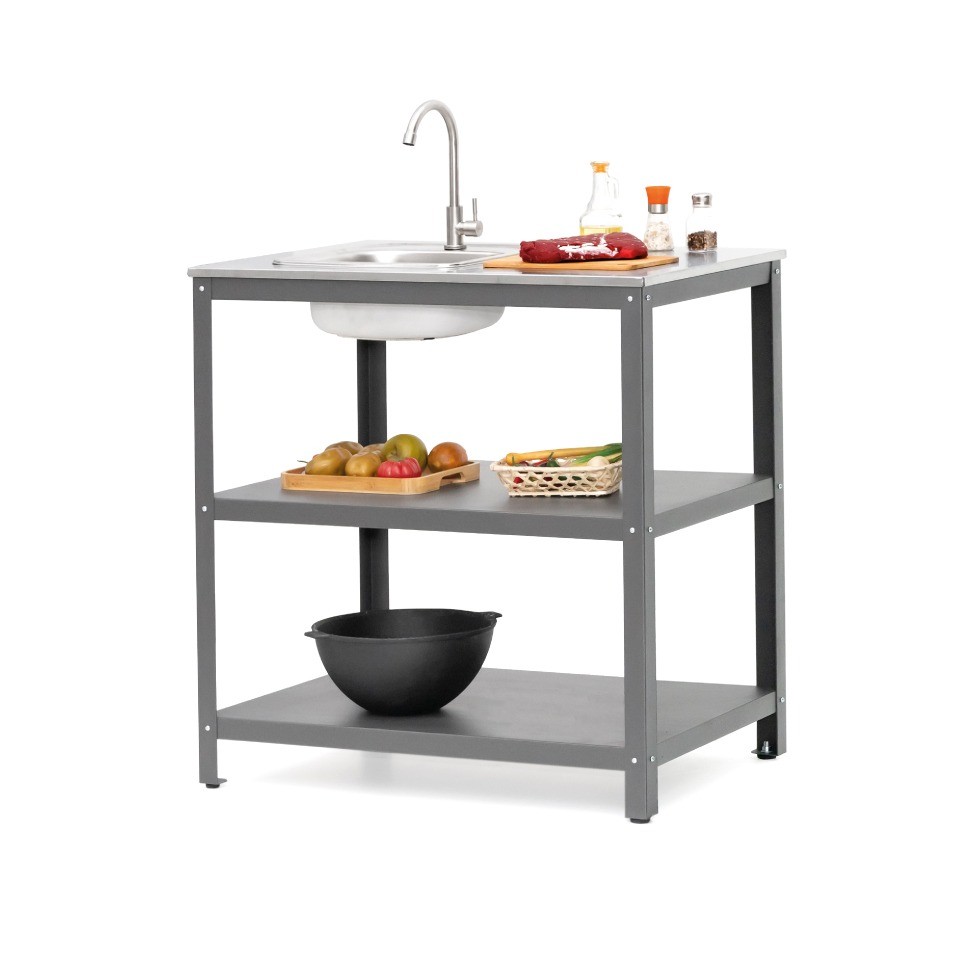 Стол с мойкой Patio P-02 (модульная уличная летняя кухня)