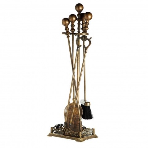 Каминный набор для камина 130507 латунь (Италия)