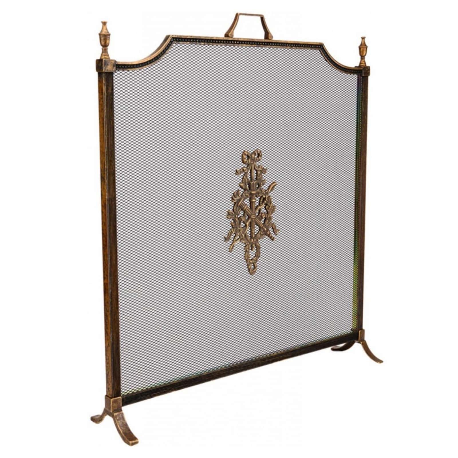 Экран для защиты от искр для камина декоративный 131921