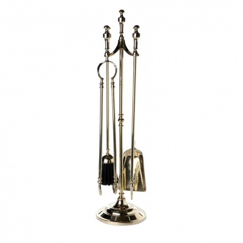 Каминный набор для камина из 3 аксессуаров 00523 Италия(латунь)