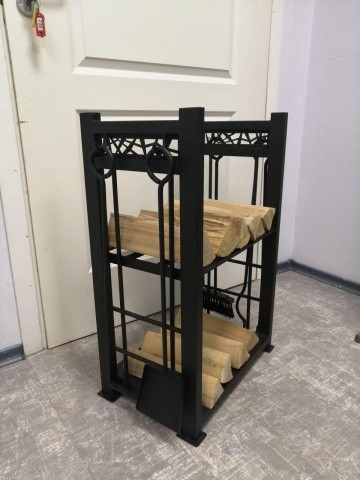 дровница с лазерной резкой safamaster