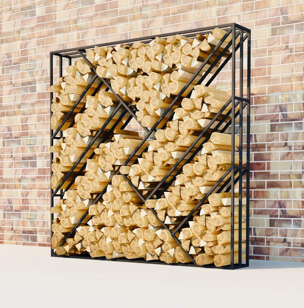 Дровник для дачи, уличный из металла «SafaMaster 49»