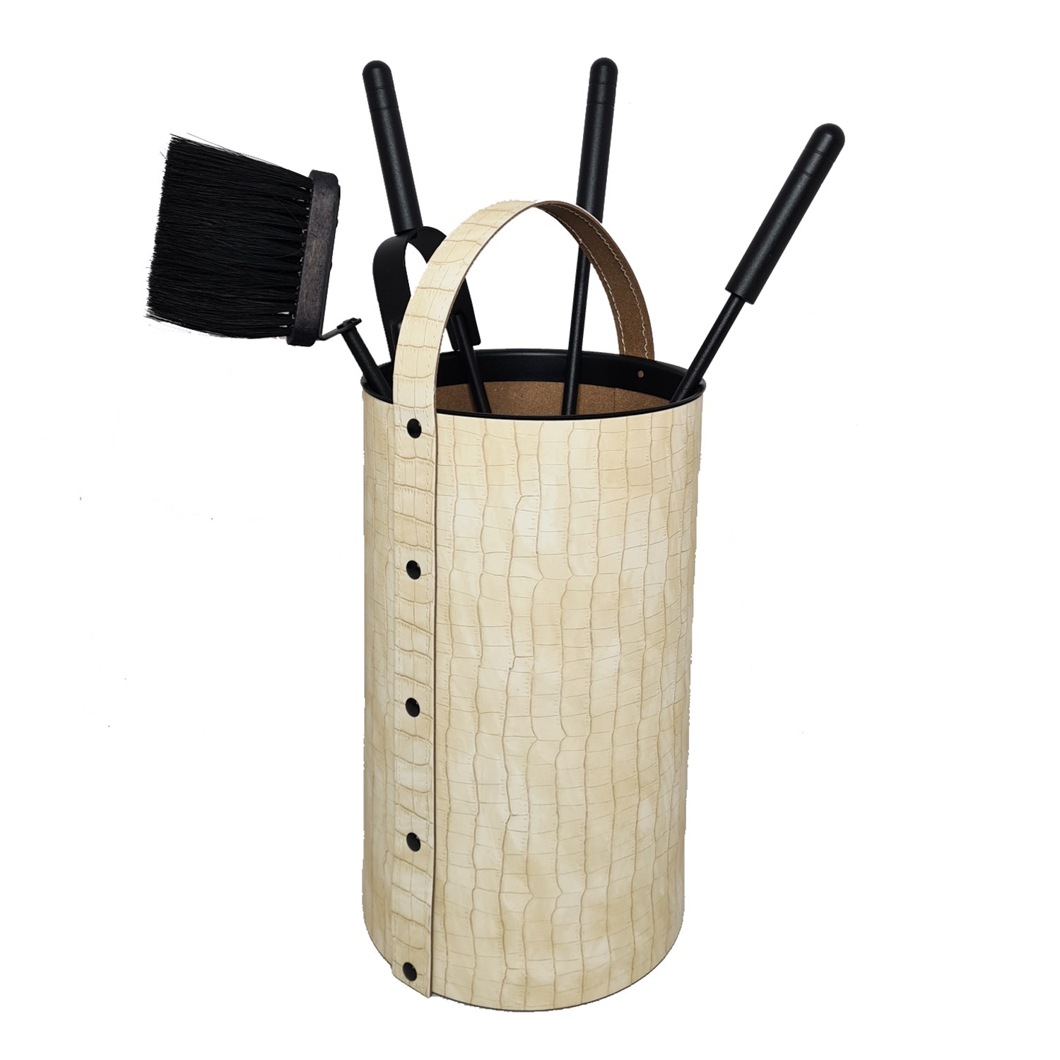 Набор для камина  в ведре 4 предмета Comex 50.240CP, Италия