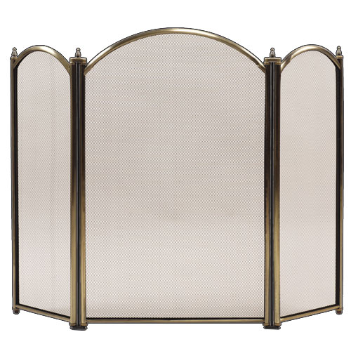 Экран для камина 3 створки, бронза C03026AB