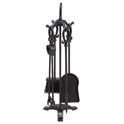 Каминный набор 4 предмета, аксессуары для камина15016BK