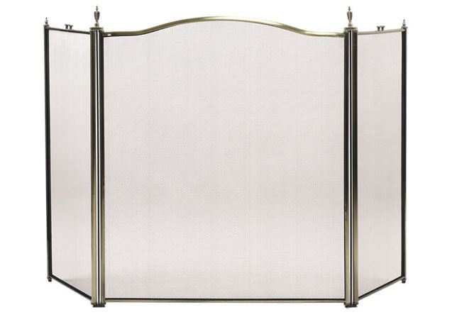 Экран для камина бронза, 3 створки C031021AB