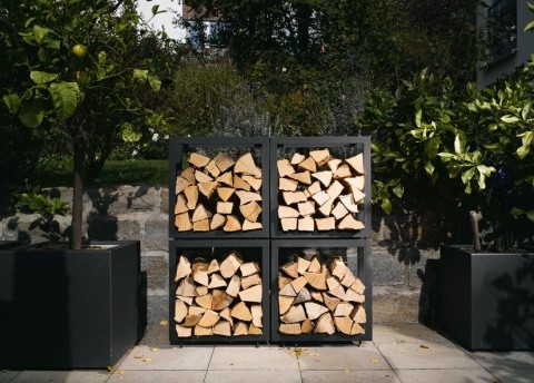 Дровница для улицы Safamaster 70 "Лестница" в стиле лофт