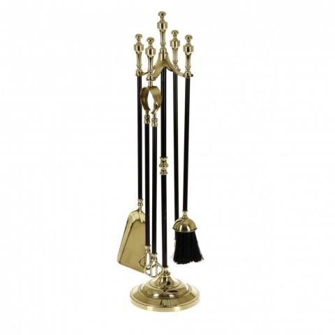 Каминный набор для камина 1100N латунь (Италия)