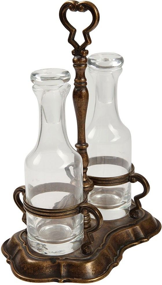 Бутылки для масла и уксуса на подставке 130556