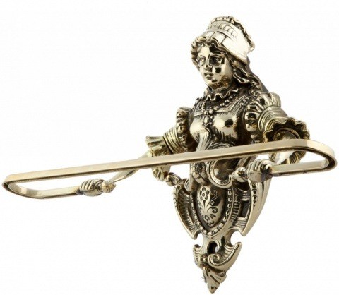 Держатель для кухонных полотенец "Дама" 00416