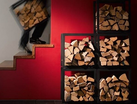 Дровница для улицы Safamaster 70 "Лестница" в стиле лофт