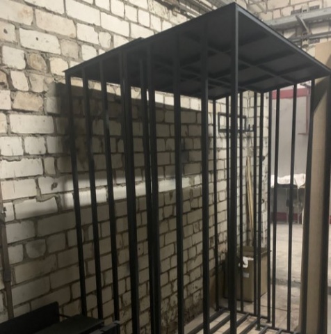 Дровник для дачи, уличный из металла Safamaster 69-2