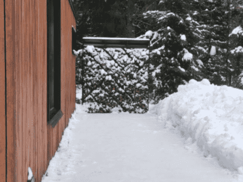 Дровница уличная из металла с односкатной крышей Safamaster 47-1