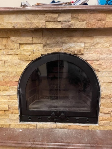 дверца с термостеклом для печи/камина купить в Москве под заказ заказ