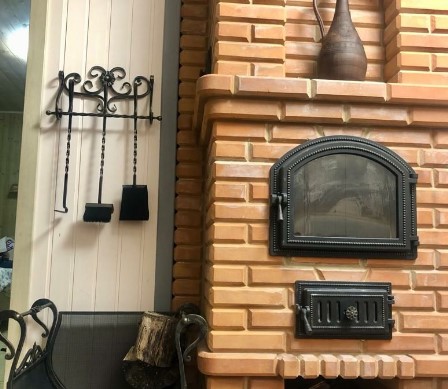 дверца для печи с термостеклом