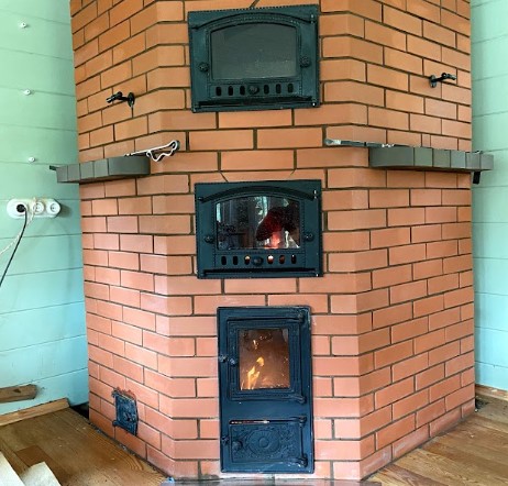 Кованая толстостенная дверца для банной/обычной печи на заказ по индивидуальным размерам со стеклом/без стекла 