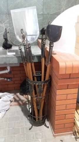 Набор для русской печи кованый: аксессуары для русской печи печи SafaMaster KN909